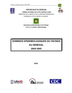 thumbnail of Bulletin Epidemiologique N°12 2004-2005